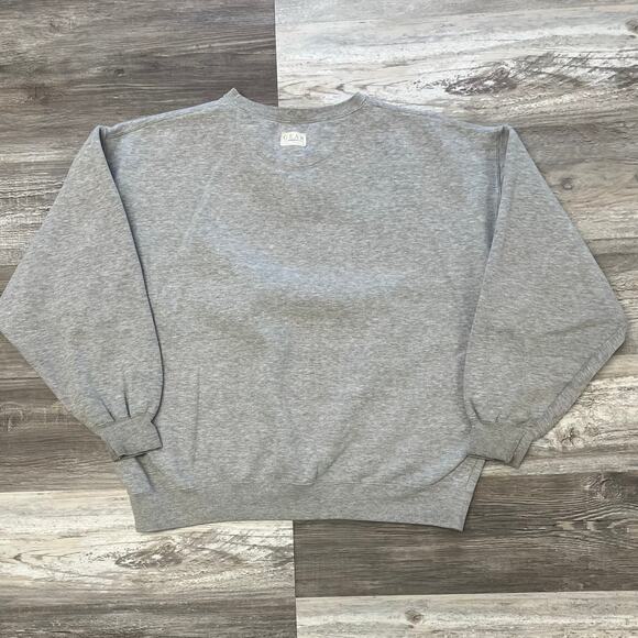 Vintage 90s Ashland University Baseball Heather Gray Men 2XL Crewneck Sweatshirt - Picture 2 of 6